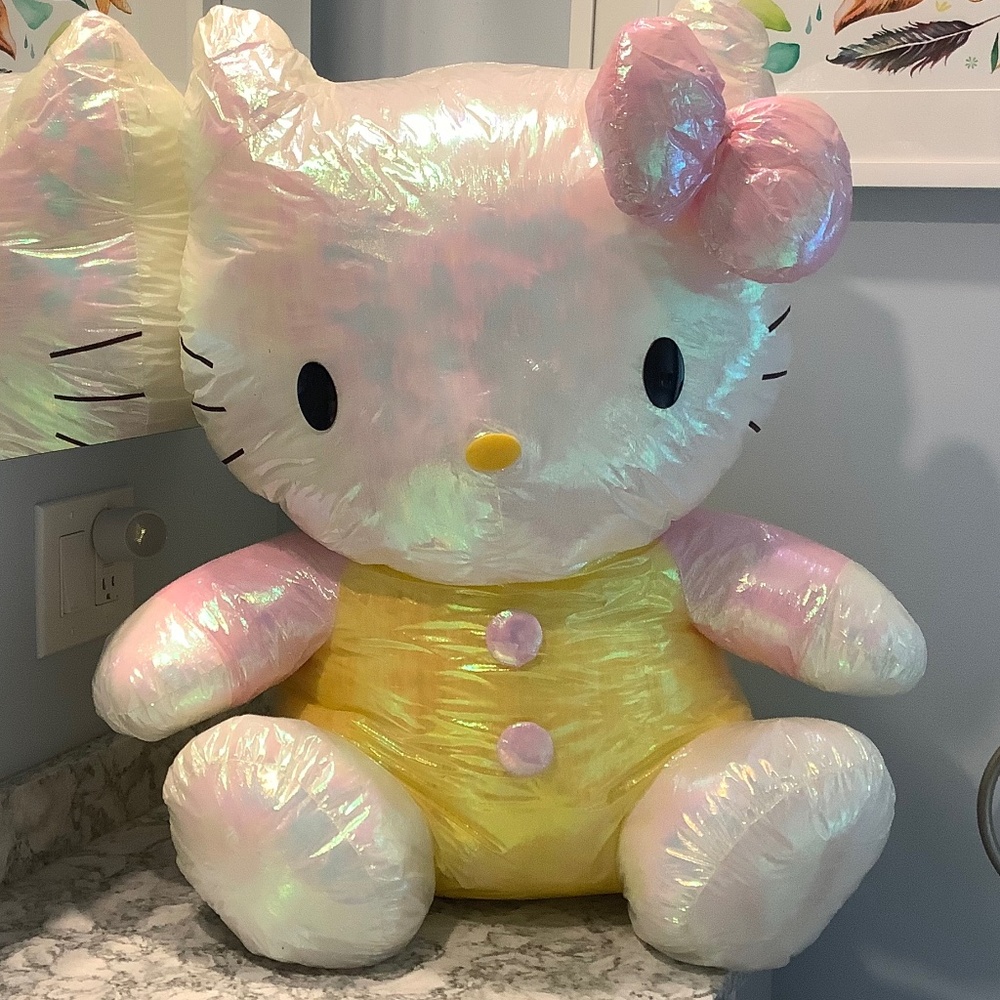 Vintage 1998 Sanrio Luminescent Crinkly Hello Kitty ***Defects***
